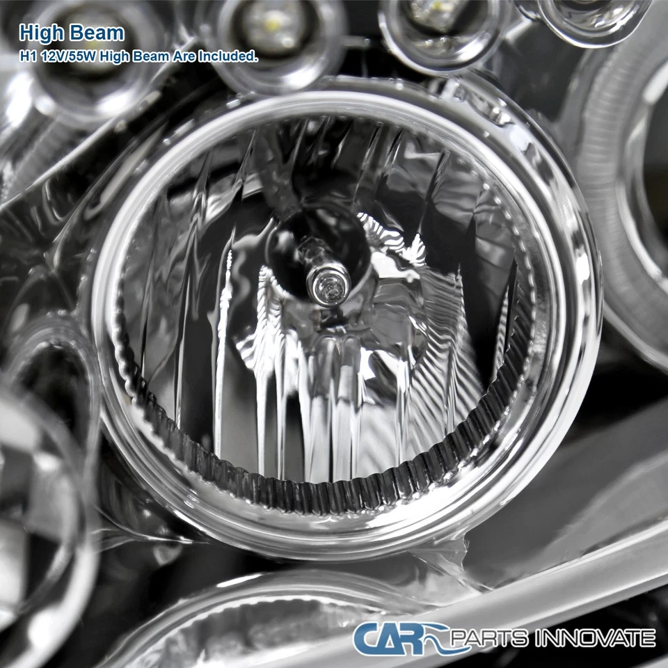 Clear Fits 2008-2010 Scion xB LED Halo Projector Headlights Lamps Left+Right - Imagem 4 de 4