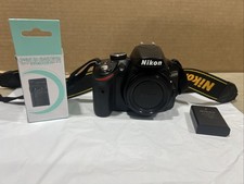 Nikon D3200 24.2MP Digital SLR Camera Body With Battery And Charger And Strap