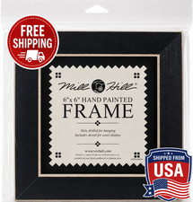 6 x 6 Matte Black Embroidery Frame by Mill Hi...