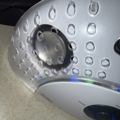 Sharper Image iPulse Stereo Speakers w/Universal iPod Dock & LED Lightshow S1345 - Picture 4 of 7