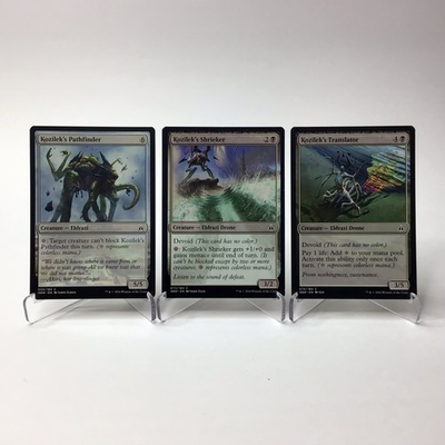 #ad 3 MTG Kozilek#x27;s: Shrieker Translator amp; Pathfinder 2016 Oath of the Gatewatch $1.45