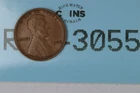 1909 VDB LAMINATION ERROR 1c LINCOLN WHEAT BACK CENT PENNY RAW-3055