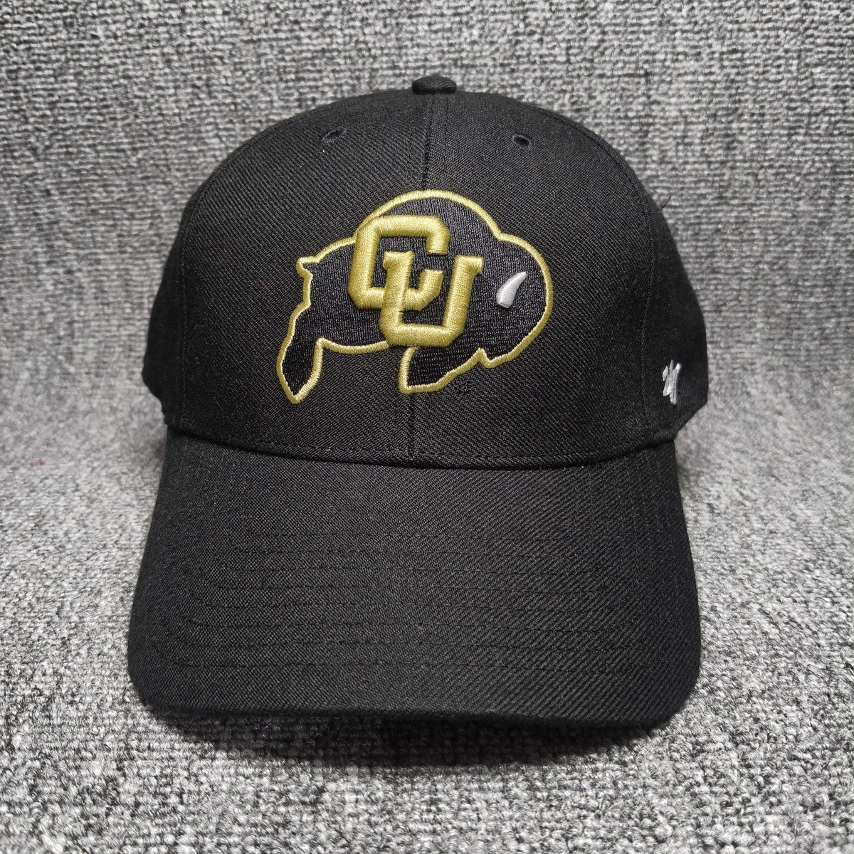 '47 Brand Colorado Buffaloes NCAA Black Snapback Hat Cap OSFA CU Logo