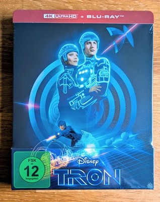 Tron (1982) - 4K UHD + Blu-ray Steelbook - Dt. Kaufversion - RAR & OOP - NEU