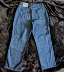 NWT - New LOFT Women’s Curvy Straight Blue Denim Jeans Size 29 - High Rise  — photo 4