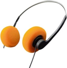 Retro Over-Ear Headphone,Vintage Feelings Underwire Headphones,Retro Orange