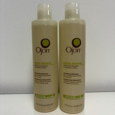 LOT OF 2 Ojon Volume Advance Peruvian Amaranth Volumizing Shampoo 8.5 Fl Oz RARE