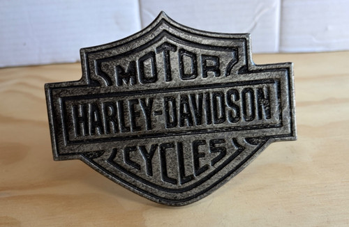 Officially licensed Harley Davidson Hitch Cover Hitch Plug Black/Silver
