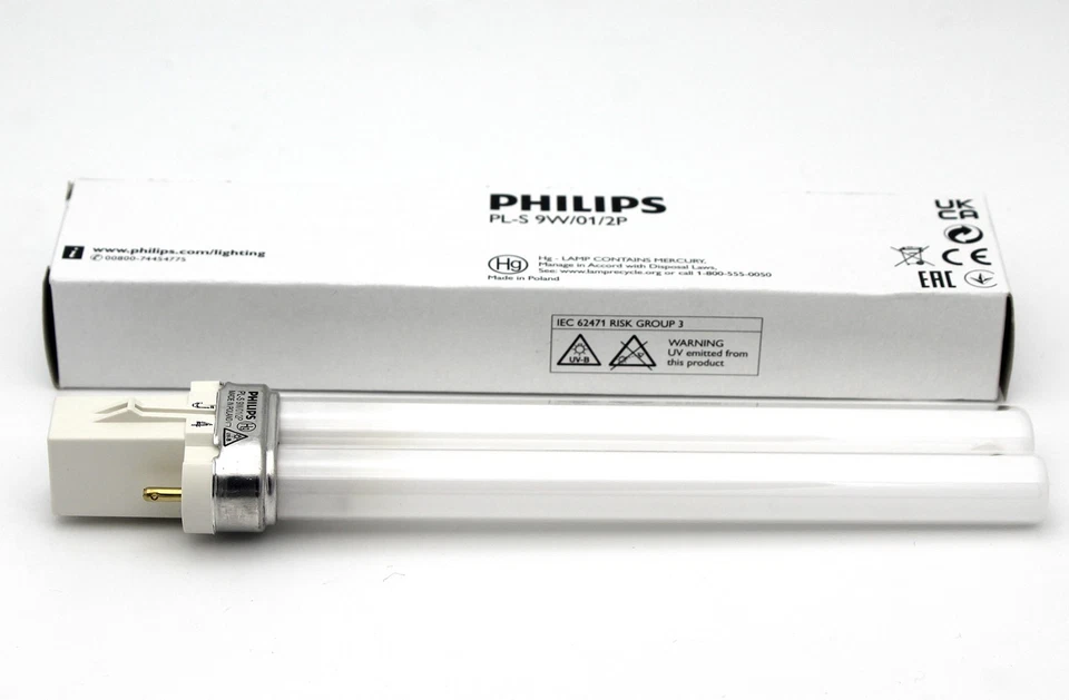 Philips PL-S 9w/01/2P NB-UVB G23 311nm Narrow spectrum UV light tube - Image 3 of 3