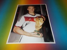 Manuel Neuer DFB Weltmeister 2014 signed signiert Autogramm 20x28 Foto in person