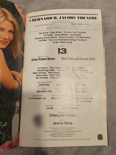 13 The Musical Playbill, December 2008, Ariana Grande, Liz Gillies - Picture 3 of 5