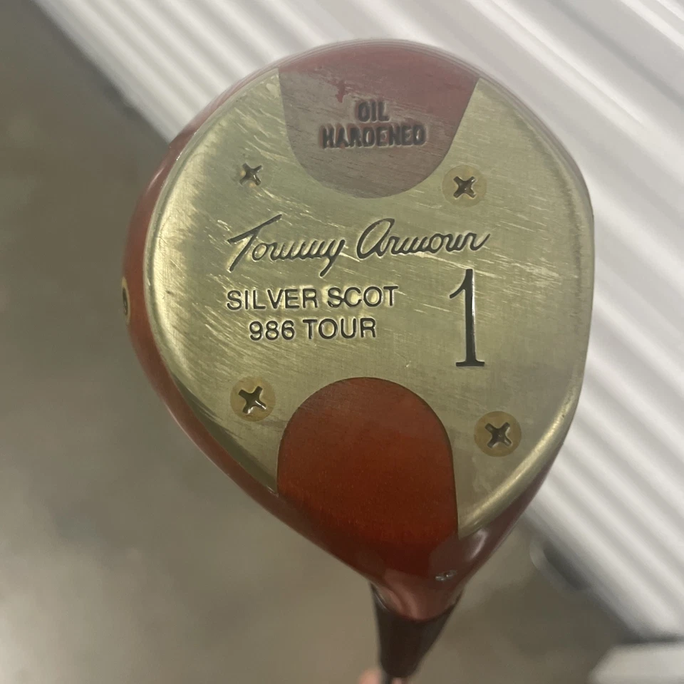 Juego de varillas de acero Tommy Armour Silver Scot 986 Tour Vintage 1,3,4,5 MRH R300 Foto 2 de 4