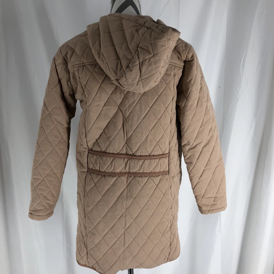 Сделано Bally 100% хлопок с капюшоном стеганая куртка на пуговицах большой - Изображение 4 из 4