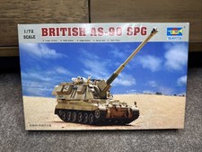 TRUMPETER 1/72 SCALE MODEL KIT BRITISH AS-90 SPG TANK 07221