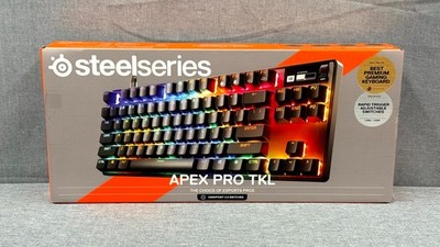 STEELSERIES Apex Pro TKL Gen 3 RGB Gaming Keyboard OmniPoint 3.0 HyperMagnetic