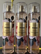 3 New ROSE FRAGRANCE MIST BATH BODY WORKS SPRAY