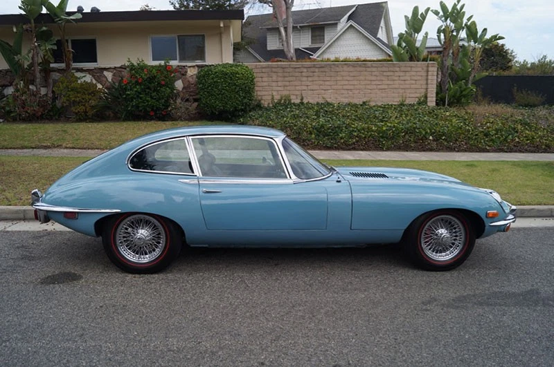 http://www.ebay.com/itm/Jaguar-E-Type-XKE-2-2-COUPE-IN-STRIKING-LIGHT-BLUE-COLOR-/381433039267?forcerrptr=true&hash=item58cf2e49a3&item=381433039267 Image: Etype3.jpg Caption: Even running and driving Series II cars like this one sell for reasonable money when an automatic transmission is calling the shots.