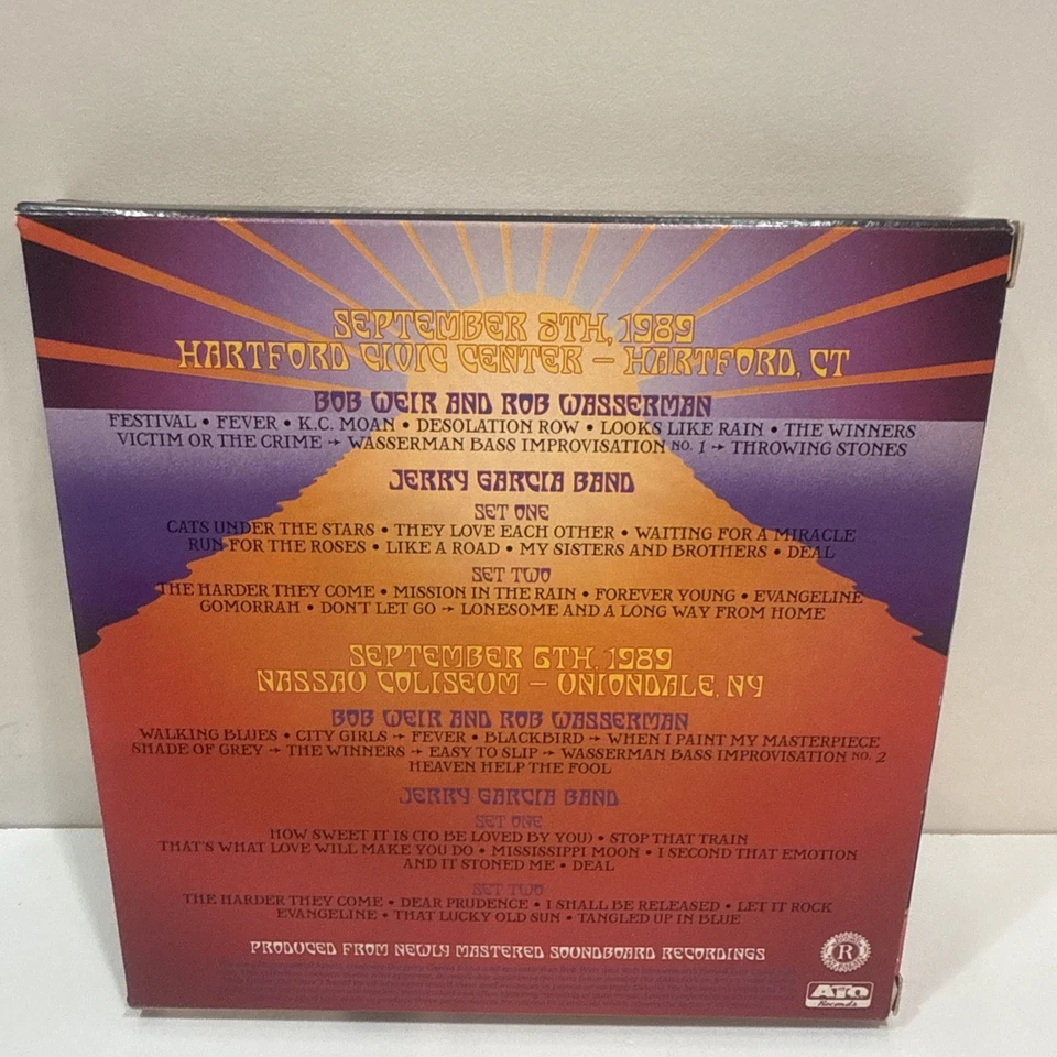 Jerry Garcia Band, Bob Weir Fall 1989: The Long Island Sound Live 6 CD Set Rare - Image 2 of 4