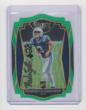RODRIGO BLANKENSHIP INDIANAPOLIS COLTS GEORGIA UNIVERSITY AUTOGRAPHED CARD