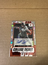 2021 Contenders Draft Picks RC DILLON STONER Blue College Ticket Auto 2/23