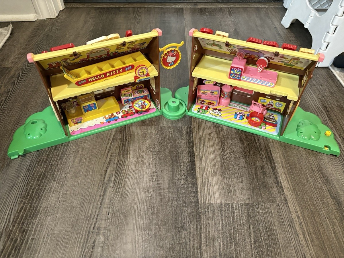 HELLO KITTYセット★ご当地シリーズなど 大阪 兵庫【ヴィンテージ】 RARE Vintage 1984 Sanrio Hello Kitty Candy House Playset w