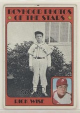 1972 Topps Boyhood Photos of the Stars Rick Wise #345 0f3j