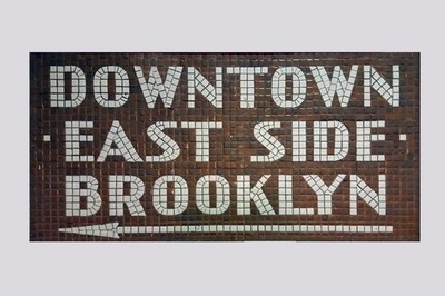 New York City Subway Mosaic Downtown East Side Brooklyn Wall Art