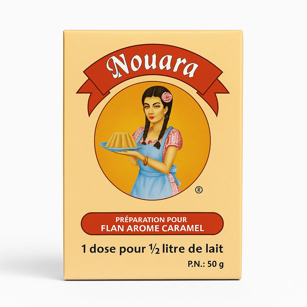 Nouara Caramel Dessert Flan Zubereitung 50g