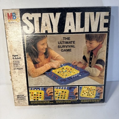 Vintage 1978 Stay Alive game by Milton Bradley Complete