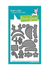 Lawn Fawn Lawn Cuts Custom Craft Die Build-A-Critter Christmas Accessories