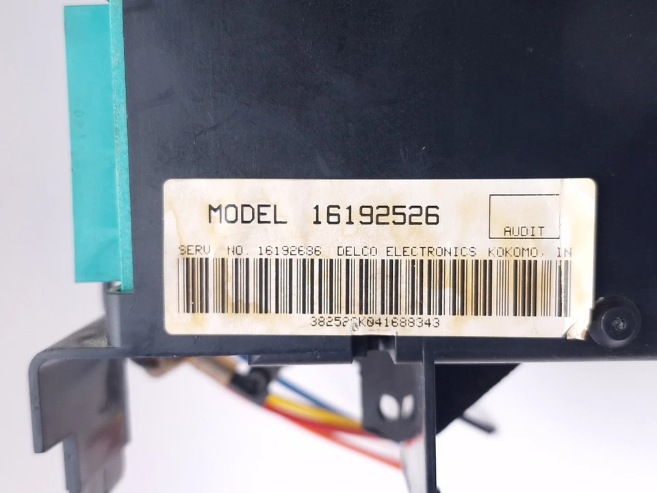 94-95 CADILLAC DEVILLE HEATER AC CLIMATE CONTROL HVAC PROGRAMMER 16192526 TESTED - Image 2 of 4