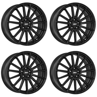 4 Alu Felgen AEZ Atlanta black 8.5Jx20 5x112 für Audi A4 A5 A6