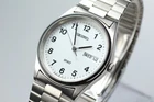 Vintage 1996 [Near MINT]  Seiko Spirit 7N48-7A00 White Dial QZ Men's Watch JAPAN