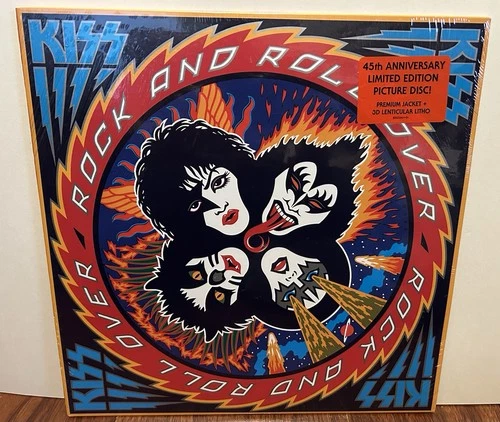 KISS ROCK AND ROLL OVER 45th ANNIVERSARY PICTURE DISC LP VINYL 2021 SEALED NEW
