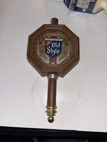 Vintage Heileman's Old Style Beer Sign Electric Coach Light Wall Lamp For Parts
