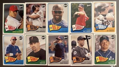 2003 Upper Deck Vintage - 10 Cards- All NM-MINT+ (10 Players Shown Above)
