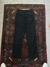 50s Vintage buckle back Trousers. Waist 14.5in, Inseam 32in, Leg Opening 7.5in.