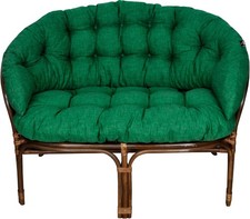 Cuscino imbottito per divano in rattan Bahama cuscino panca da giardino...