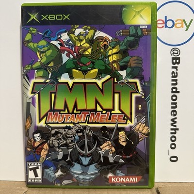 TMNT Mutant Melee (Microsoft Xbox, 2005) CIB COMPLETE WITH MANUAL