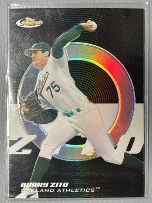 2005 Finest #123 Barry Zito Refractors Black #/99