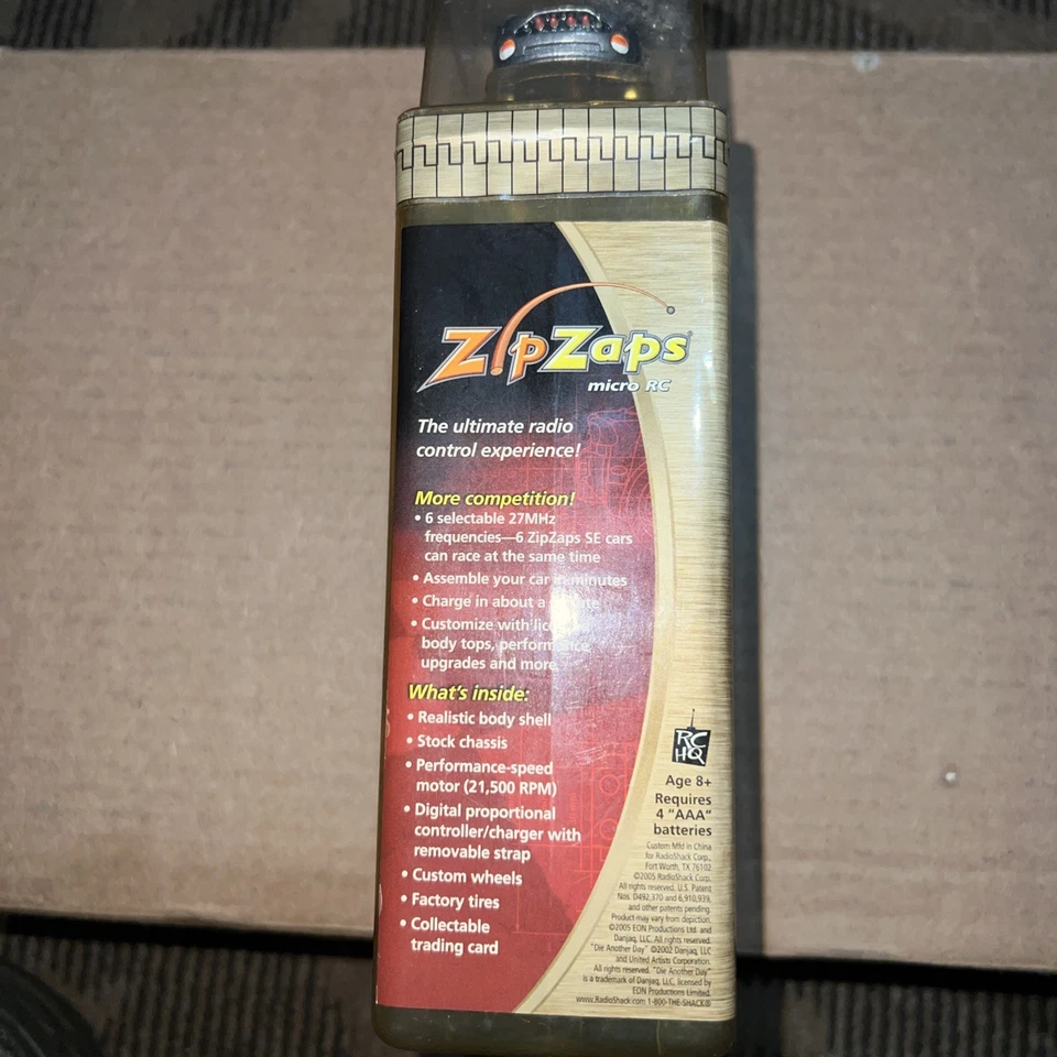 Zipzap Zip Zaps Micro RC SE Aston Martin V12 Vanquish 007 Die Another Day NEW - Image 4 of 4