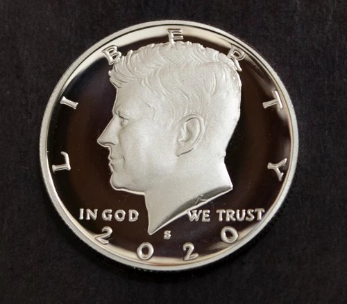 2020 S  Kennedy Half Dollar  Gem Silver Proof .999 Fine Silver    Lot  4746