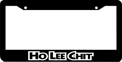 Ho Lee Chit Funny JDM License Plate Frame Auto Car Novelty Accessories License Plate Art