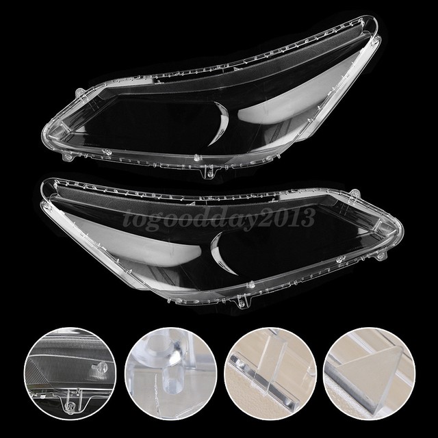 L R Car Front Side Headlight Lens Replace Cover for Honda Accord 9th 20132016 for sale online