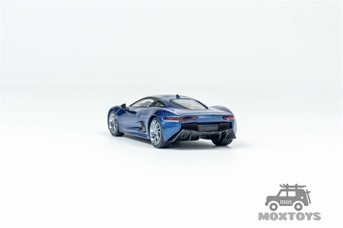 MINI GT 1:64 Jaguar C-X75 Blue Diecast Model Car - Picture 4 of 4
