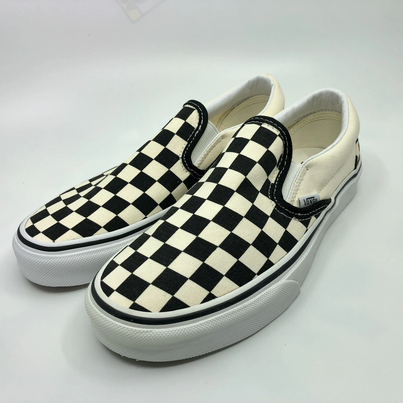 Sneakers Vans "Checkerboard Slip On" (Nero Bianco sporco) taglia 5 uomo donna 6 5