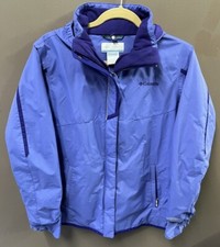 Columbia Interchange Coat Jacket Bugaboo Children  s 14/16 Purple Fleece Lined