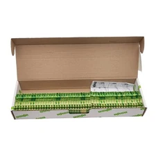 Lot of 50 Wago 2004-1207 TOPJOBS Ground Terminal Block 2-Position 6.2mm DIN Rail
