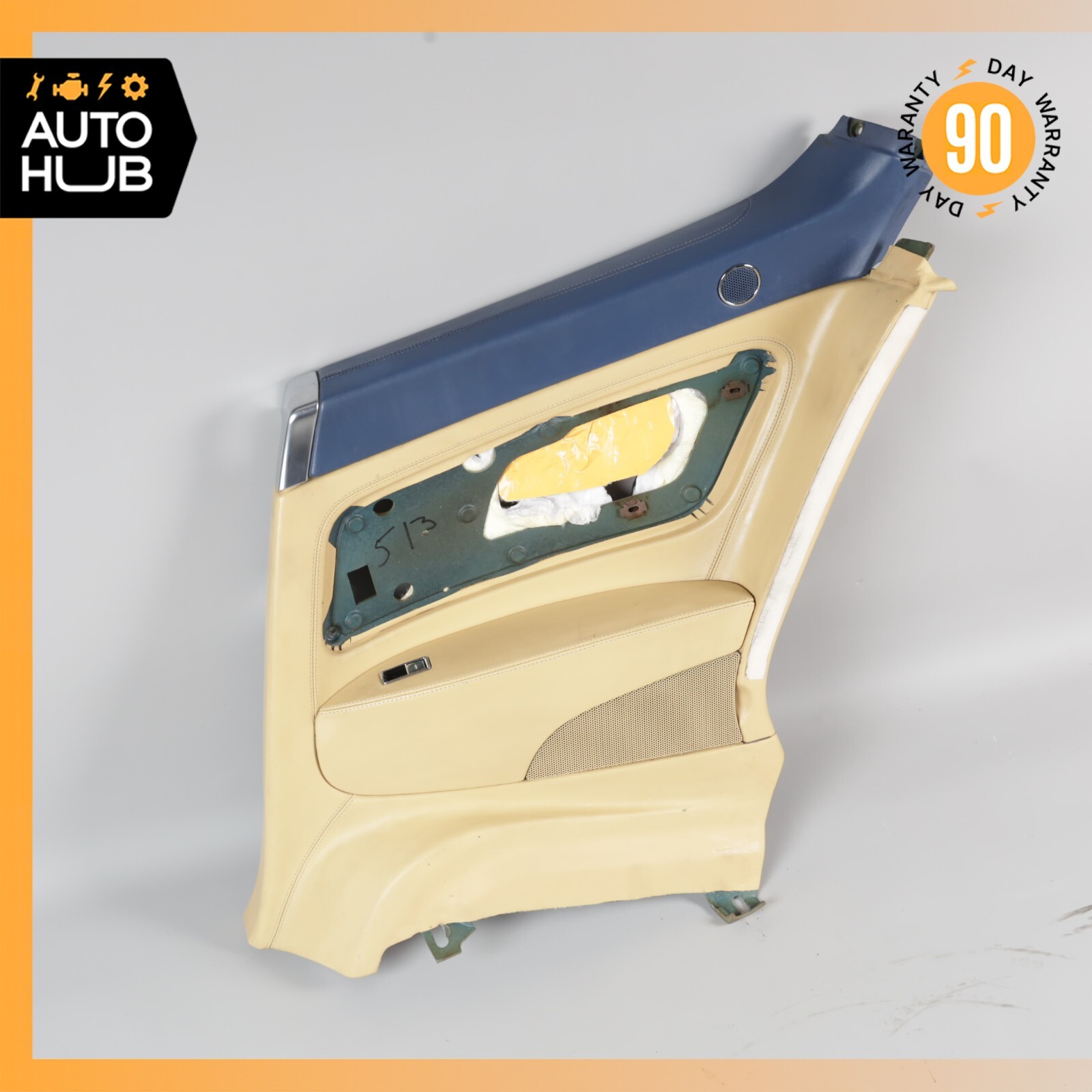 03-10 Bentley Continental GT Coupe Rear Right Side Interior Door Panel OEM 36k