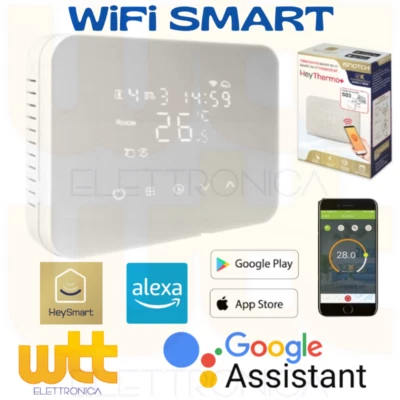 ISNATCH NUOVO CRONOTERMOSTATO WI-FI DIGITALE A PARETE